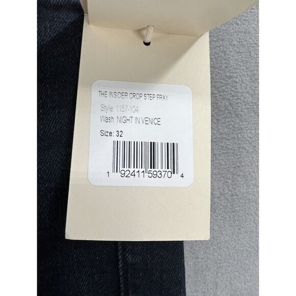Mother The Insider Crol Step Fray Size 32 Night In Venice - Picture 9 of 10
